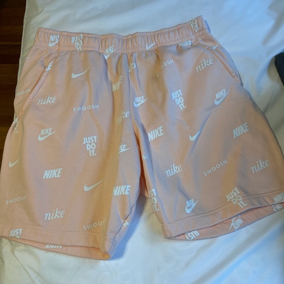 Nike Other - PEACH NIKE LOGO SHORTS